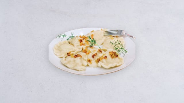 Gotowane pierogi ruskie